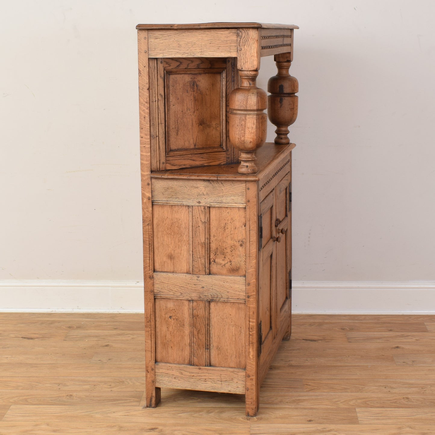 Small Oak Court Cabinet