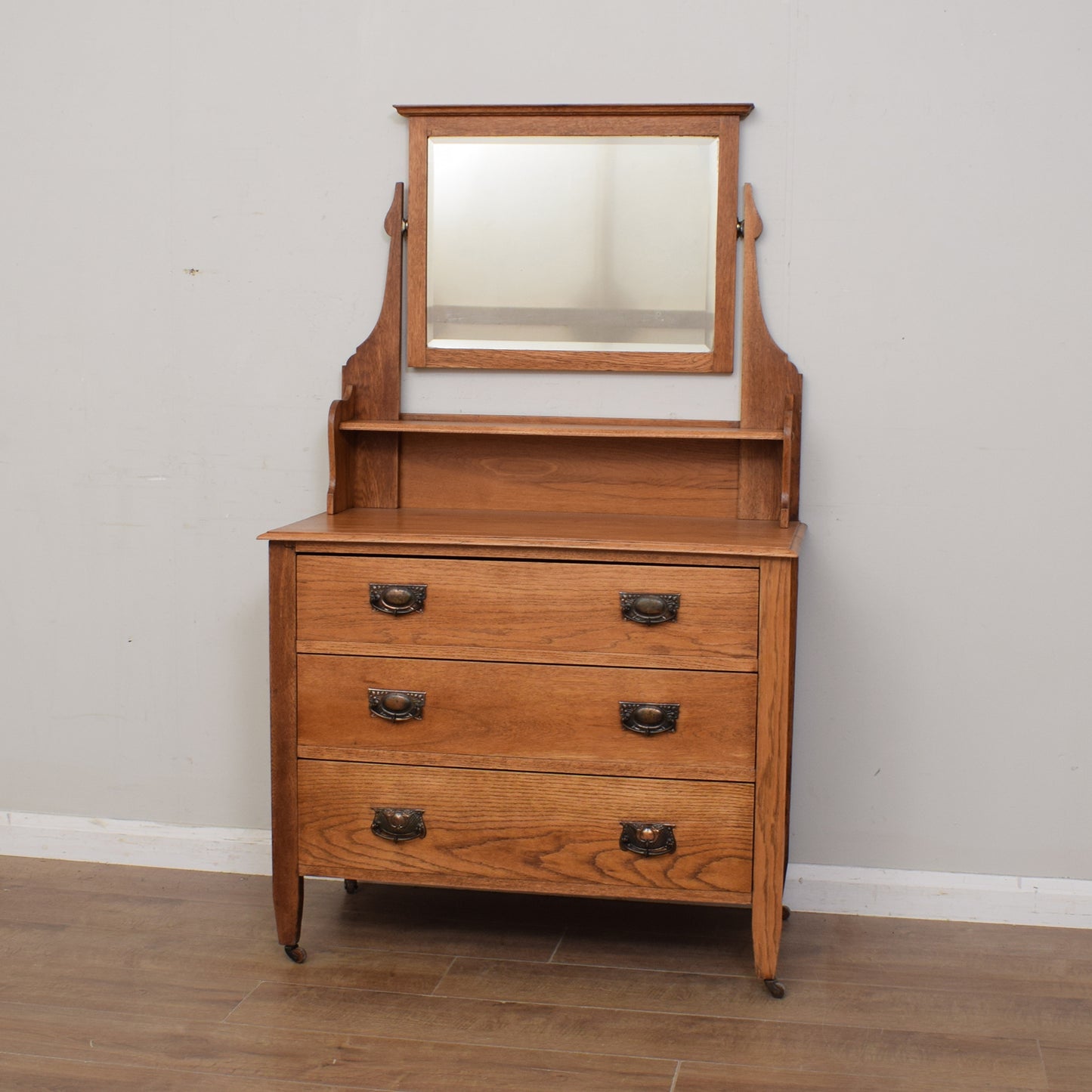 Restored Oak Dressing Table