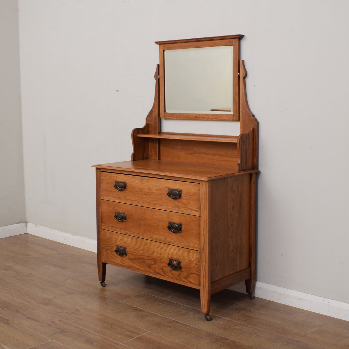 Restored Oak Dressing Table