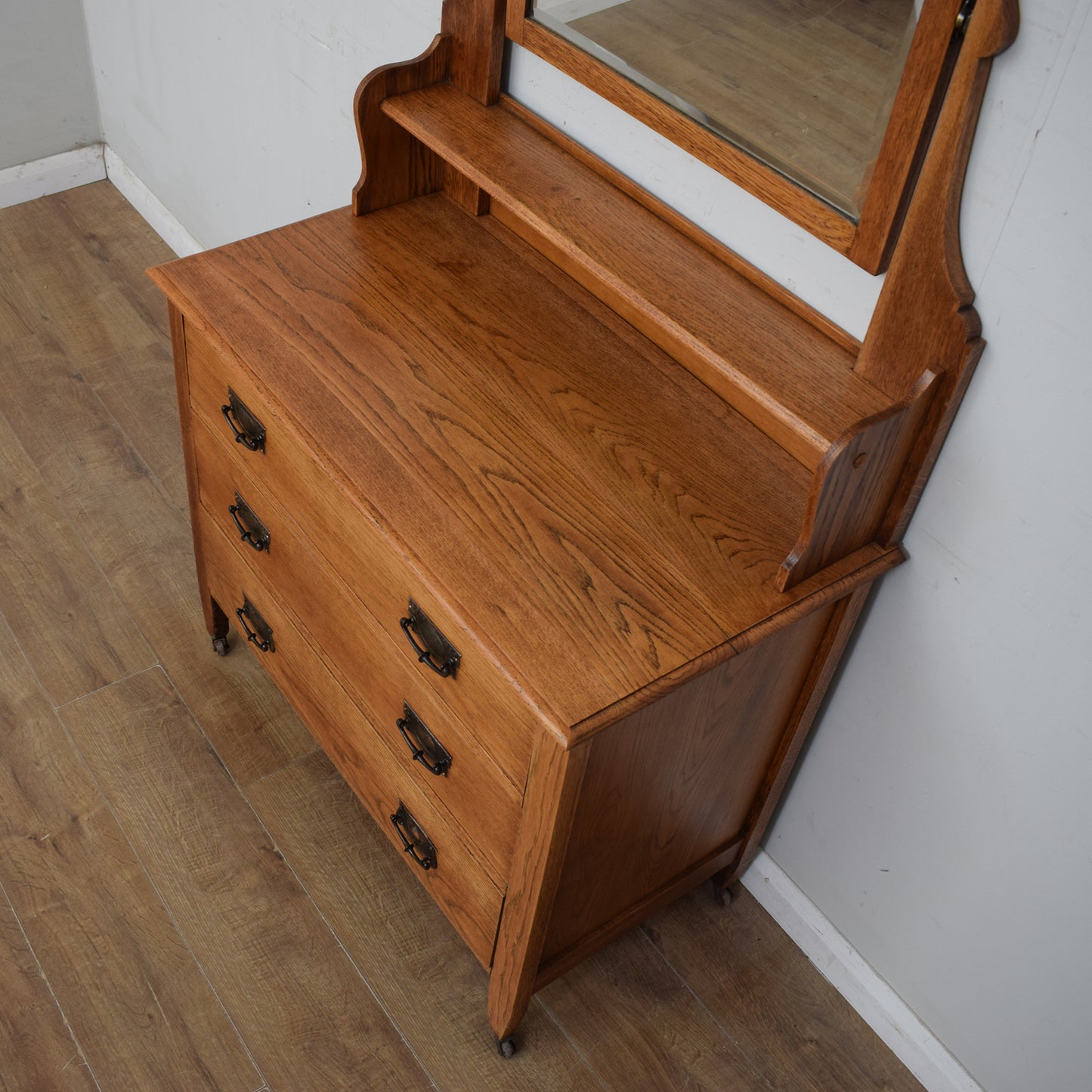 Restored Oak Dressing Table