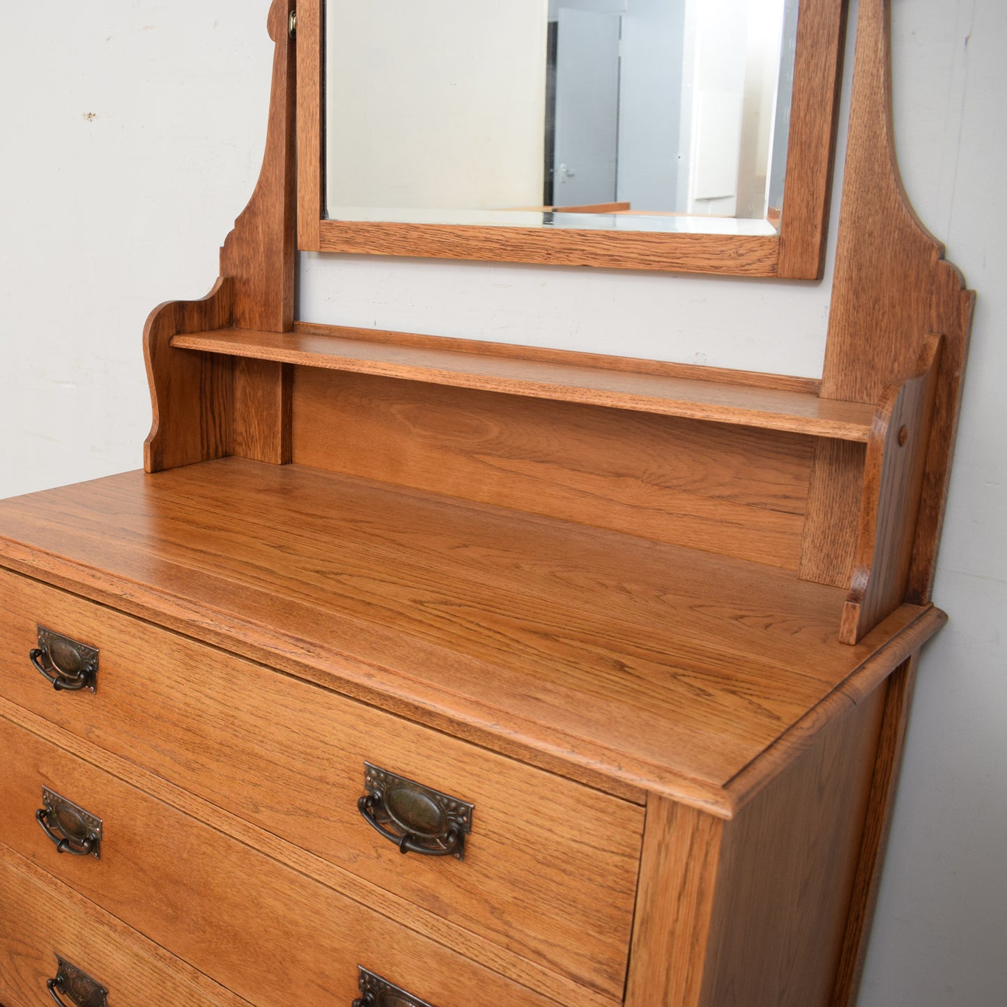 Restored Oak Dressing Table