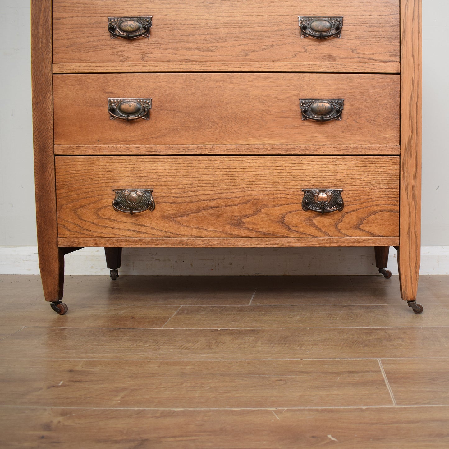 Restored Oak Dressing Table