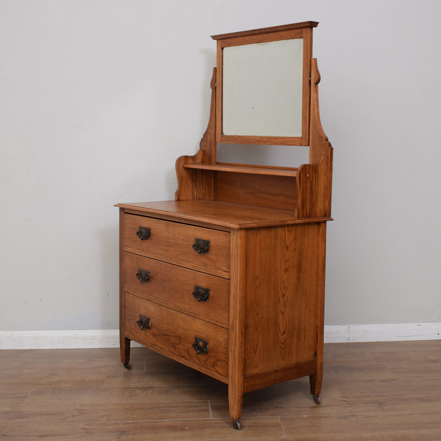 Restored Oak Dressing Table