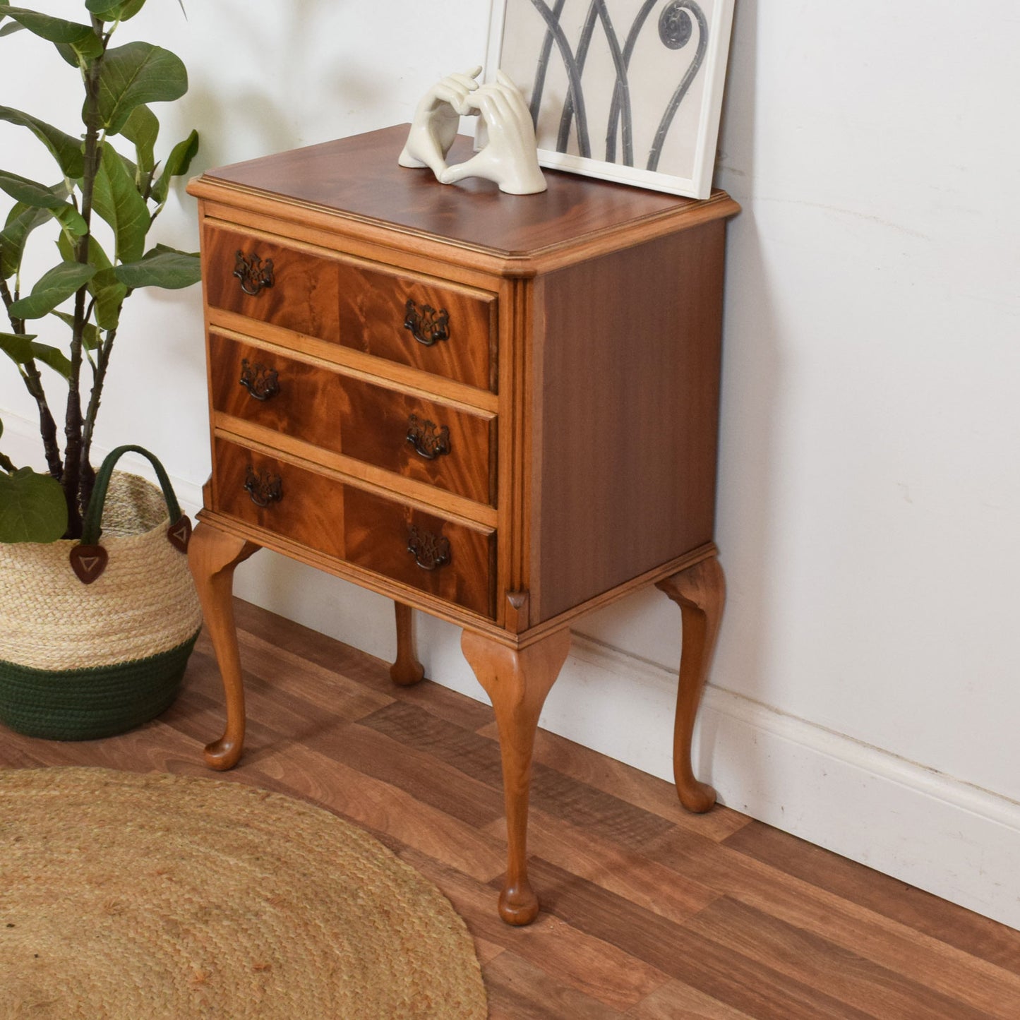 Restored Walnut Bedside