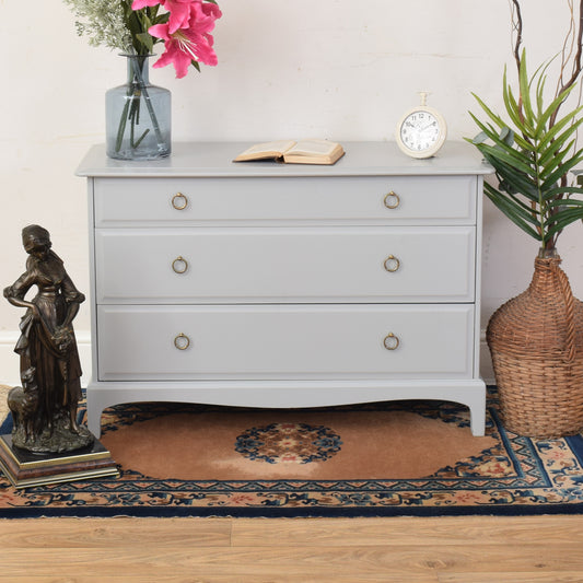Painted Stag Chest Of Drawers