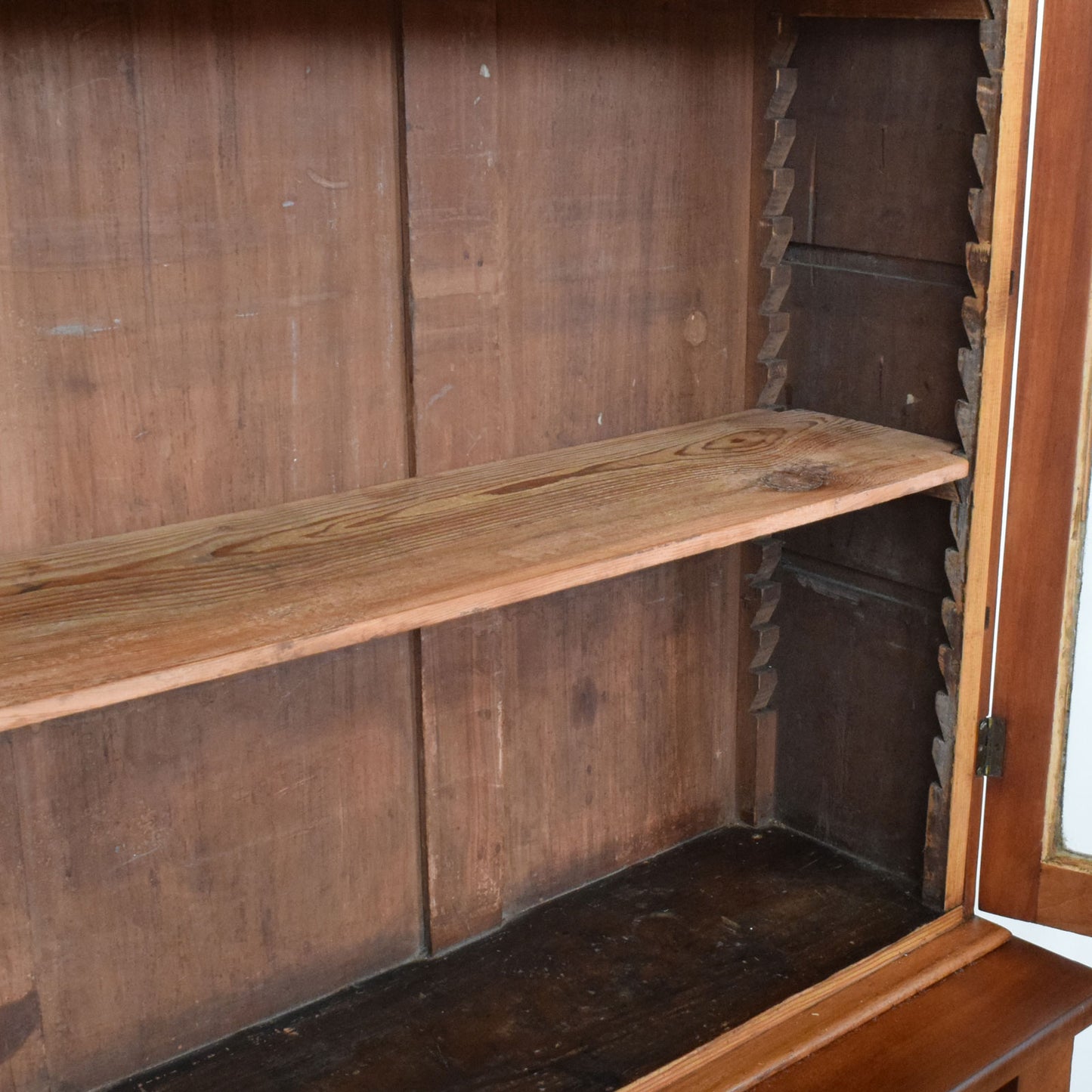 Glazed Mahogany Display Dresser
