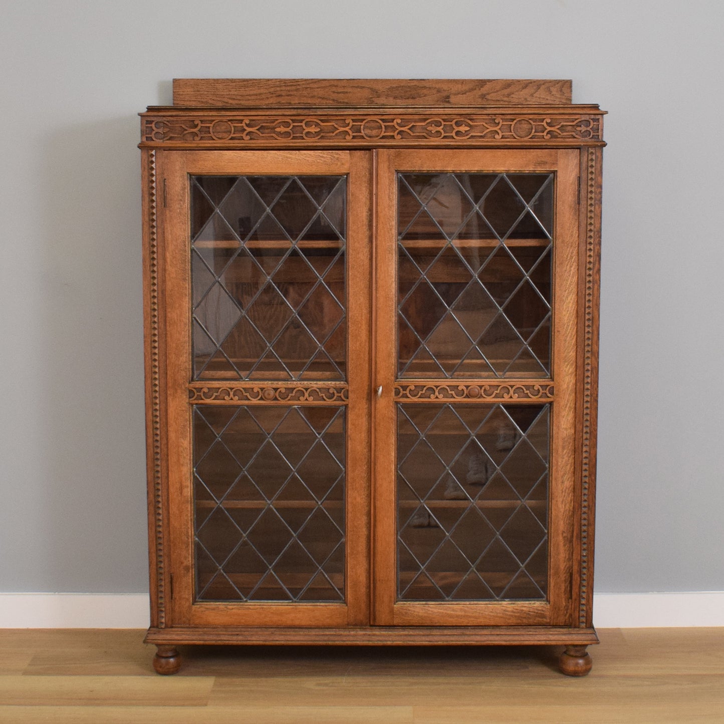 Glazed Oak Cabinet