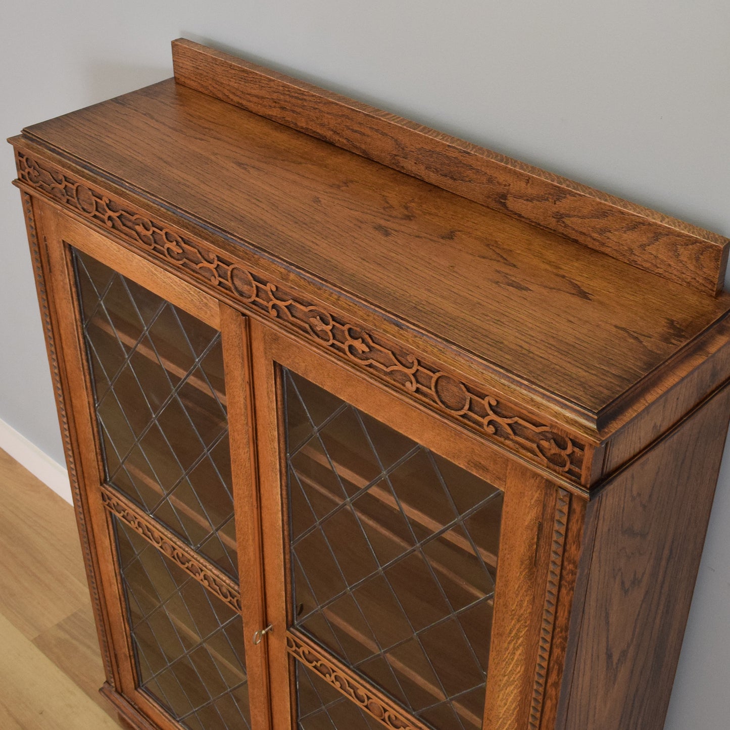 Glazed Oak Cabinet