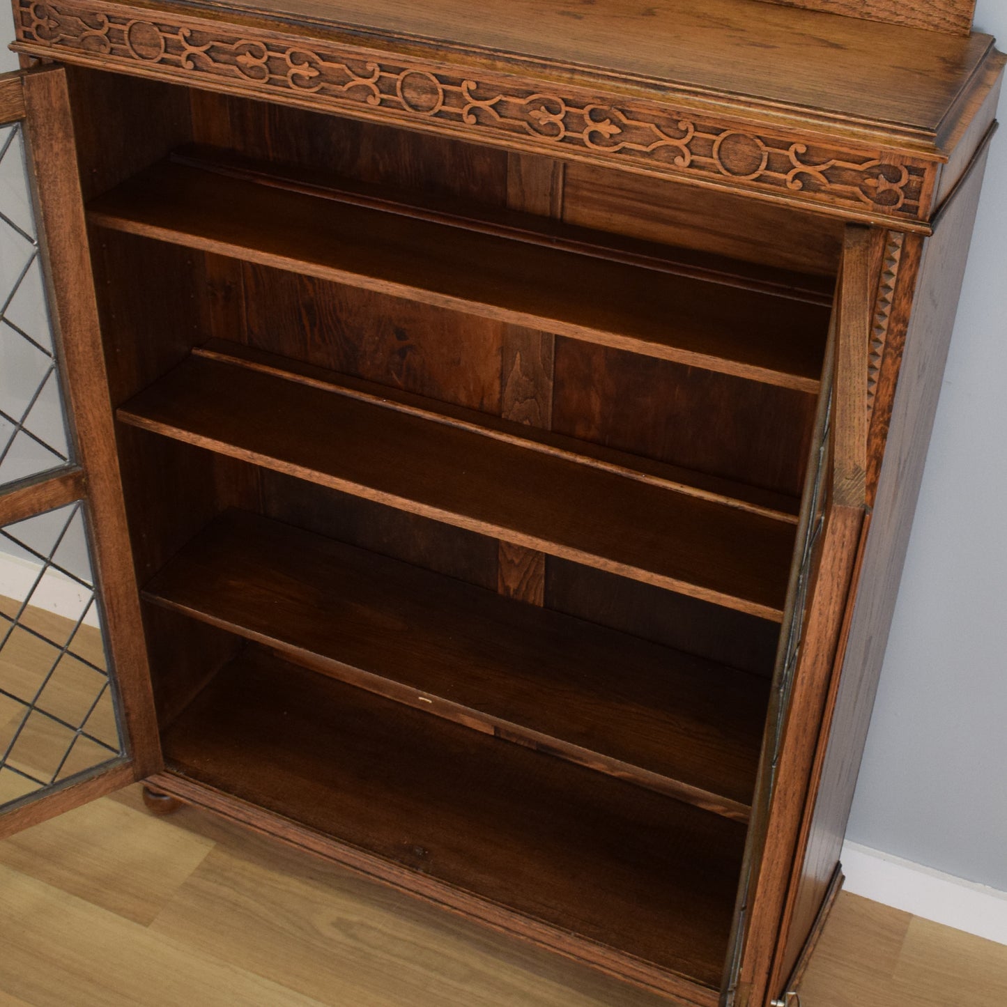 Glazed Oak Cabinet