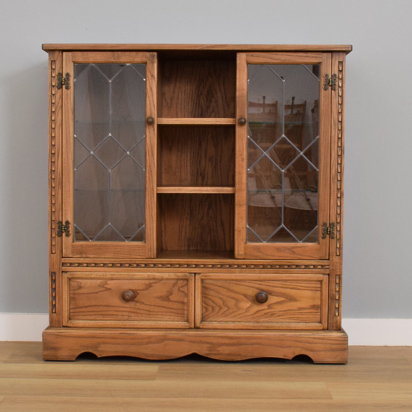 Restored 'Nathan' Glass Cabinet