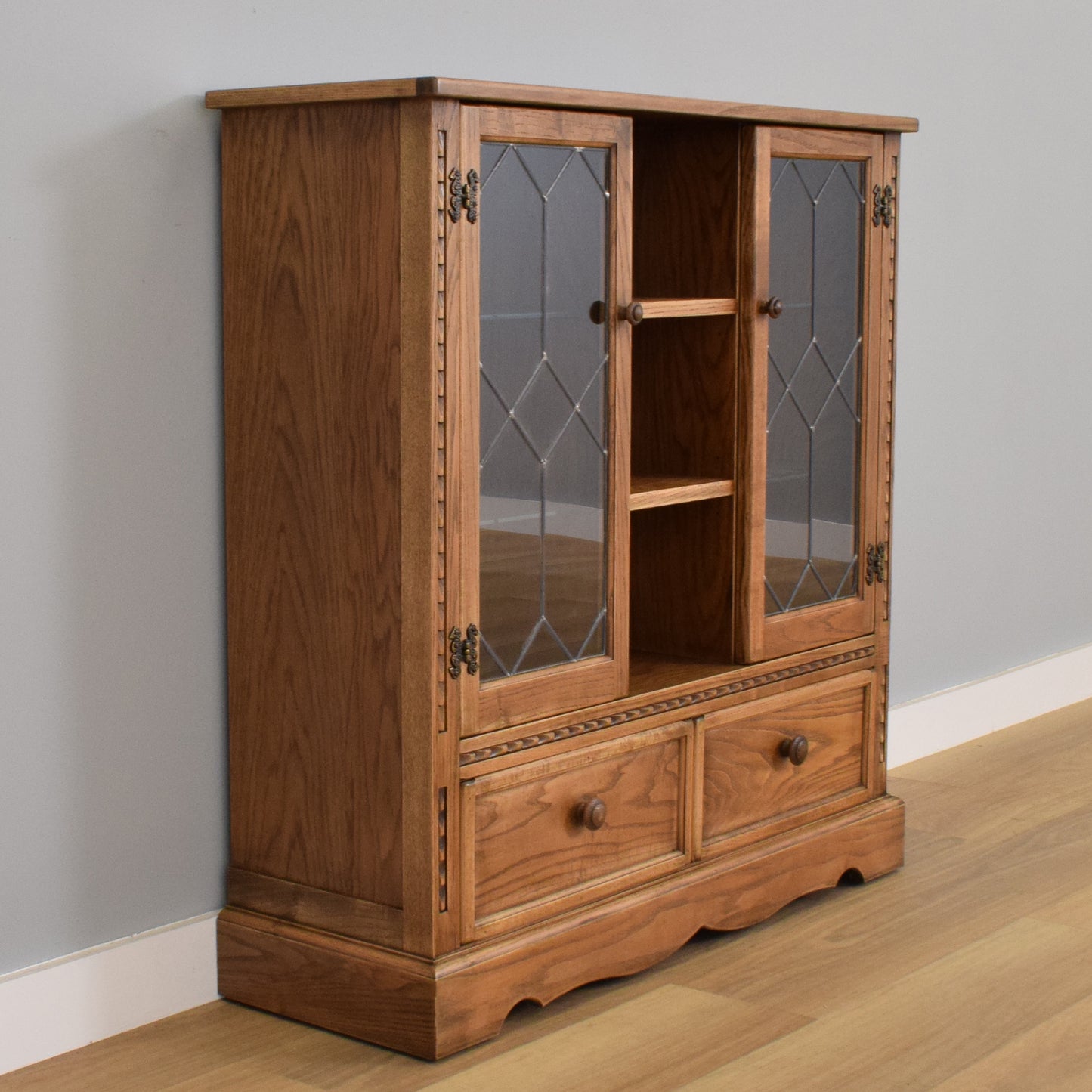 Restored 'Nathan' Glass Cabinet