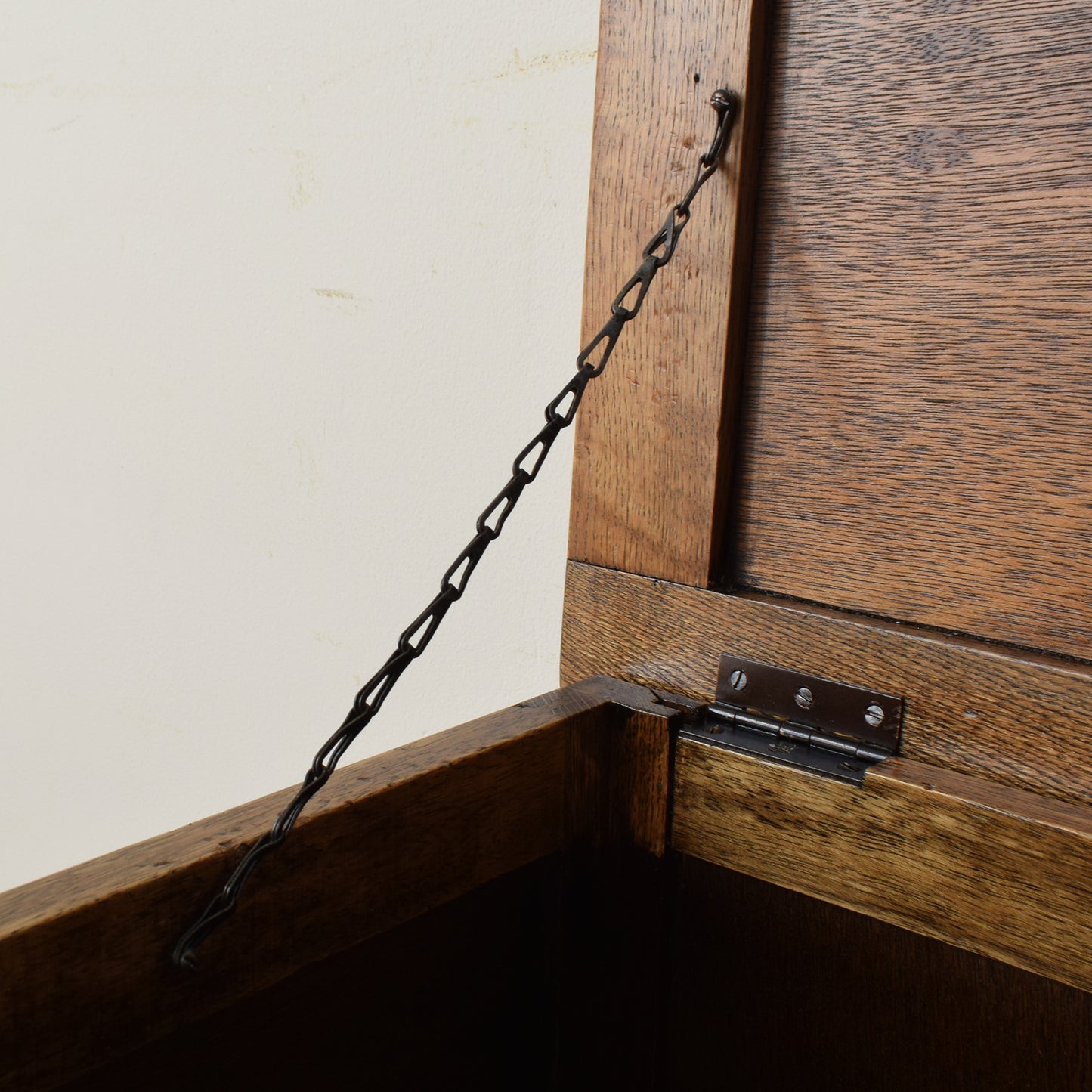 Oak Linenfold Blanket Box