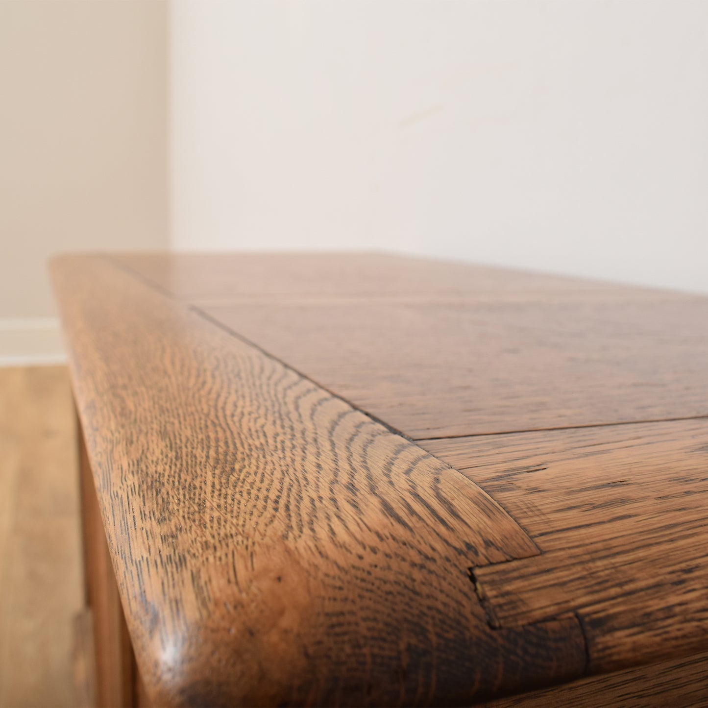 Oak Linenfold Blanket Box