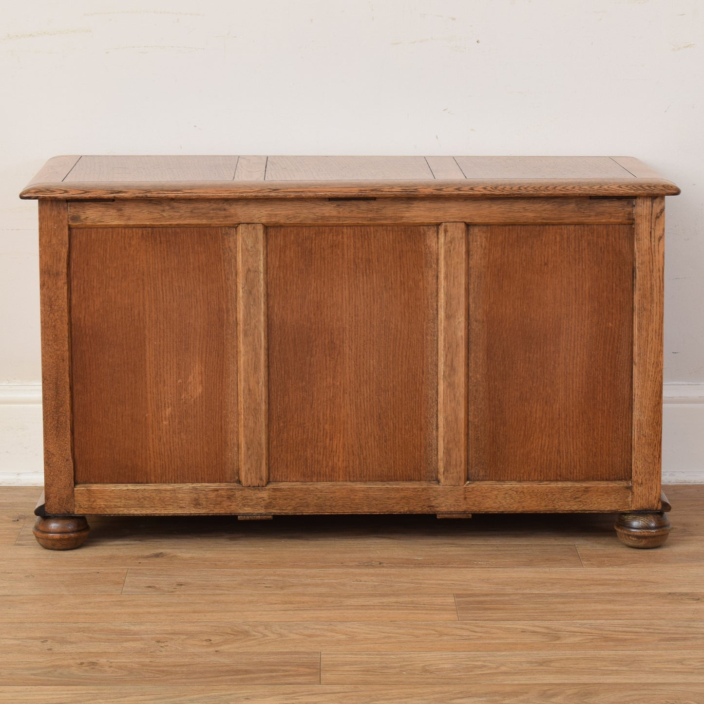 Oak Linenfold Blanket Box