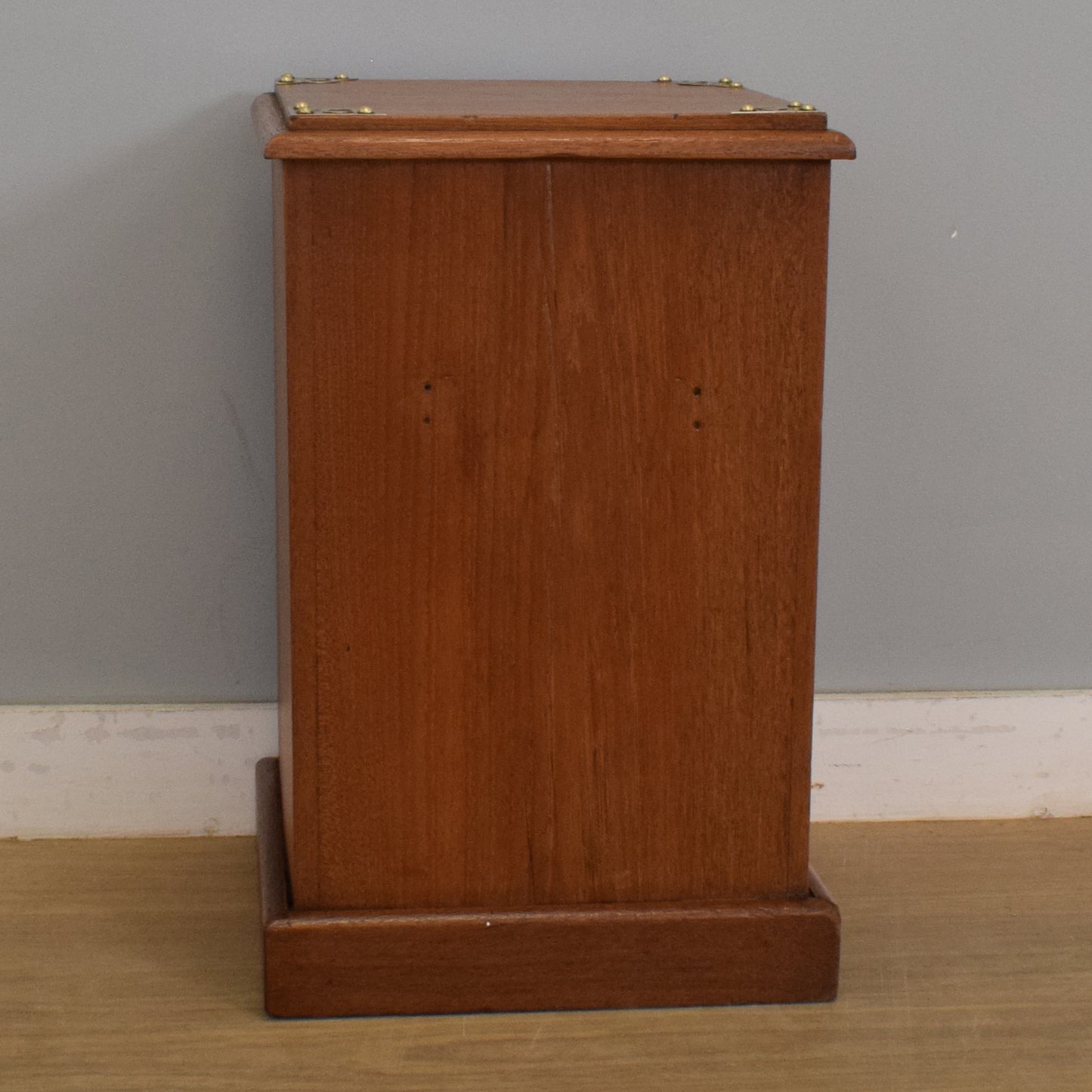 Vintage Mahogany Coal Scuttle