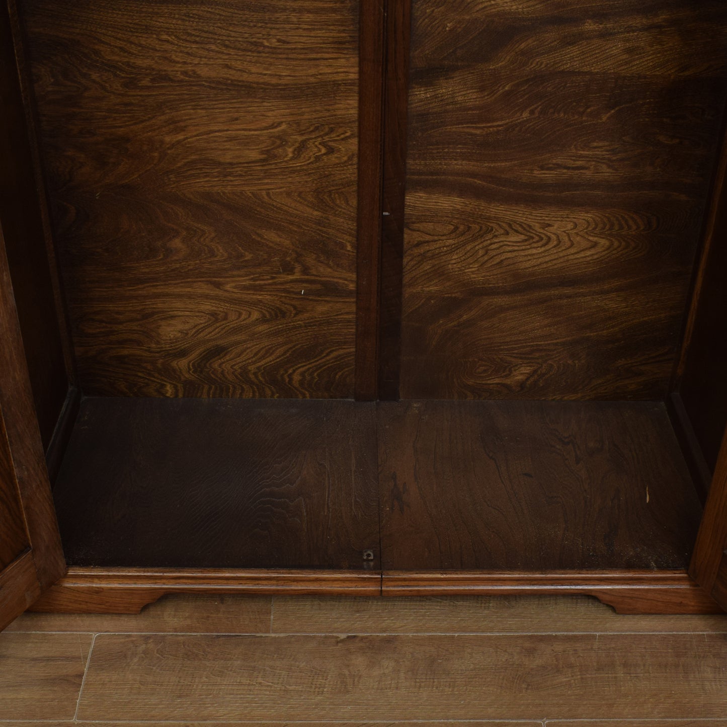 Restored Oak Double Wardrobe