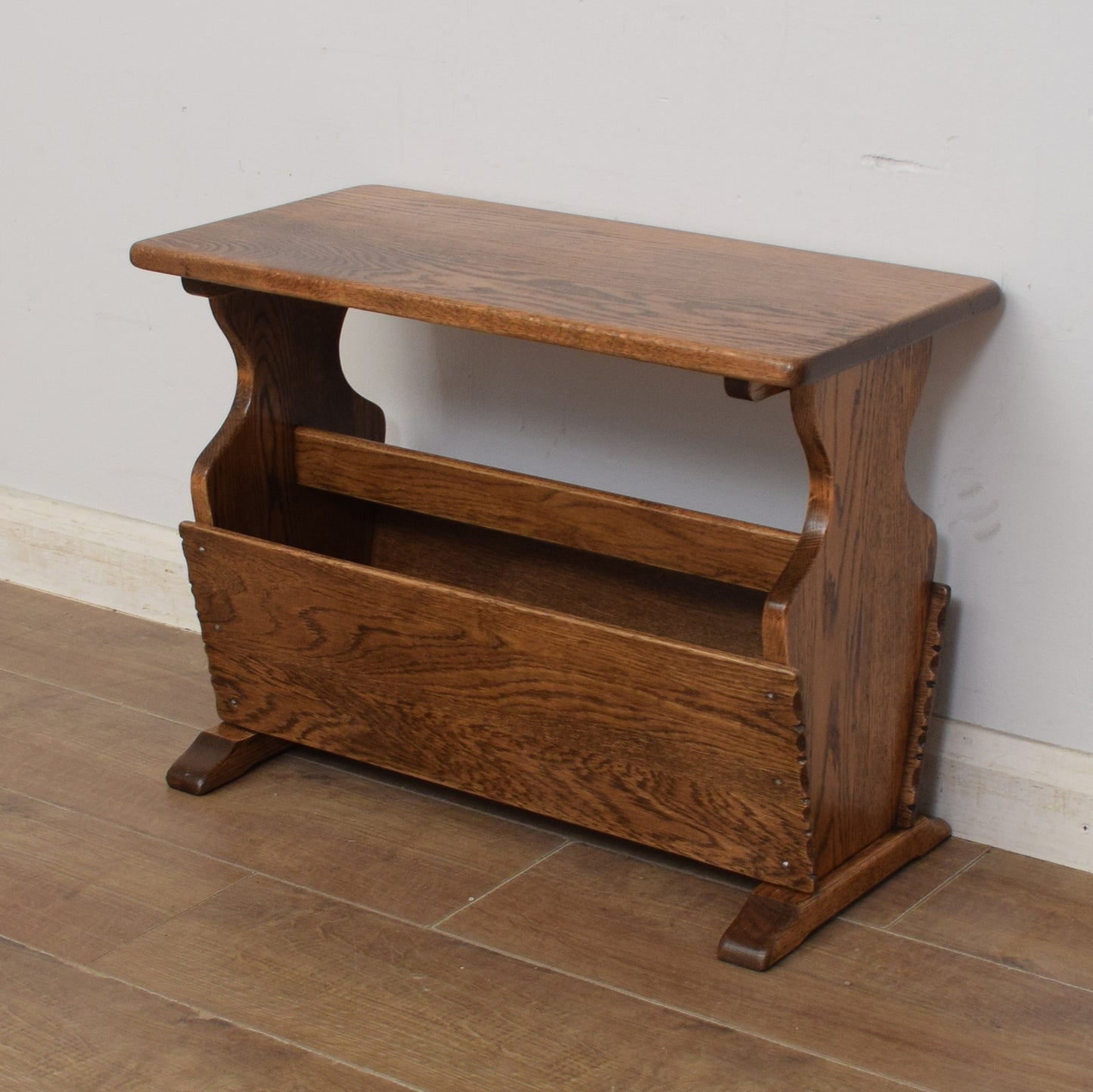 Oak Magazine Rack