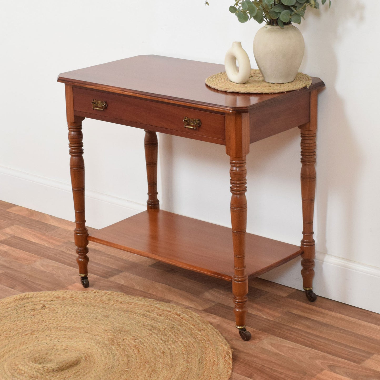 Restored Mahogany Console Table