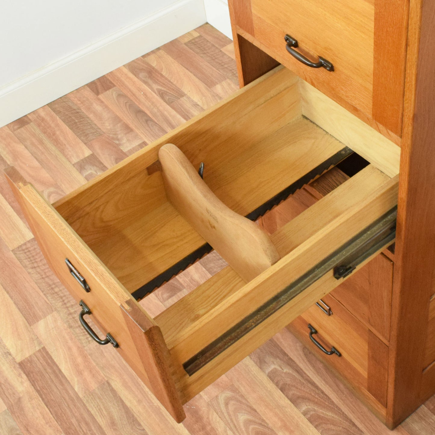 Restored Oak Filing Cabinet