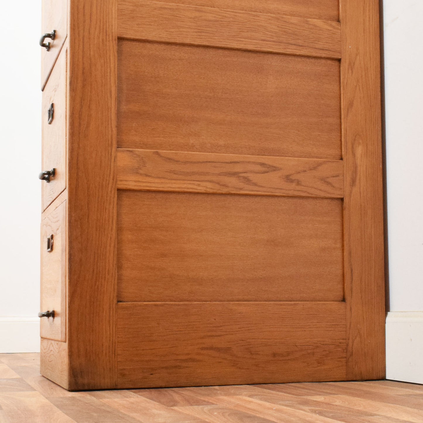 Restored Oak Filing Cabinet