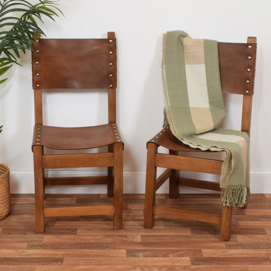 Pair of Spanish Colonial Style Chairs
