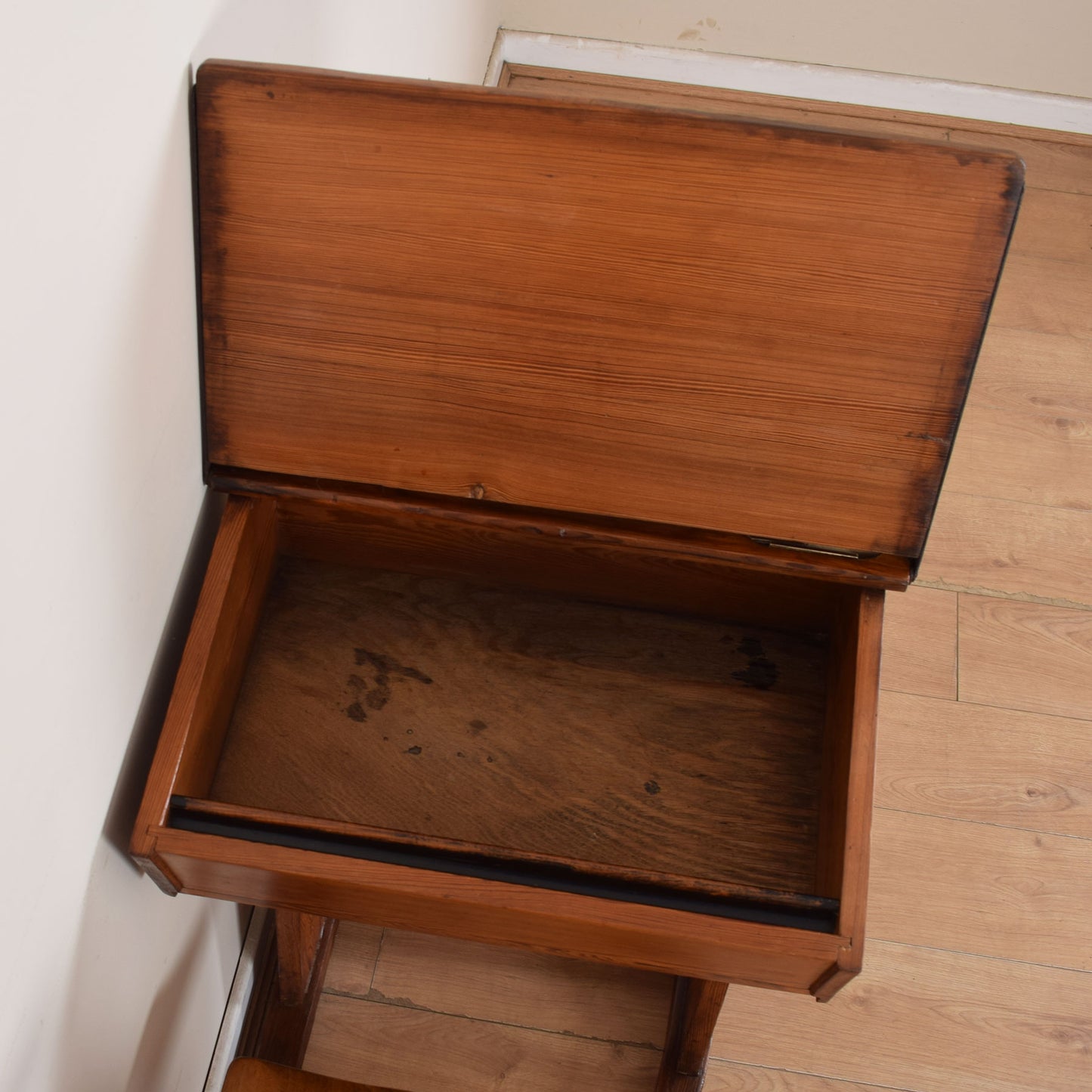 Pitch Pine School Desk