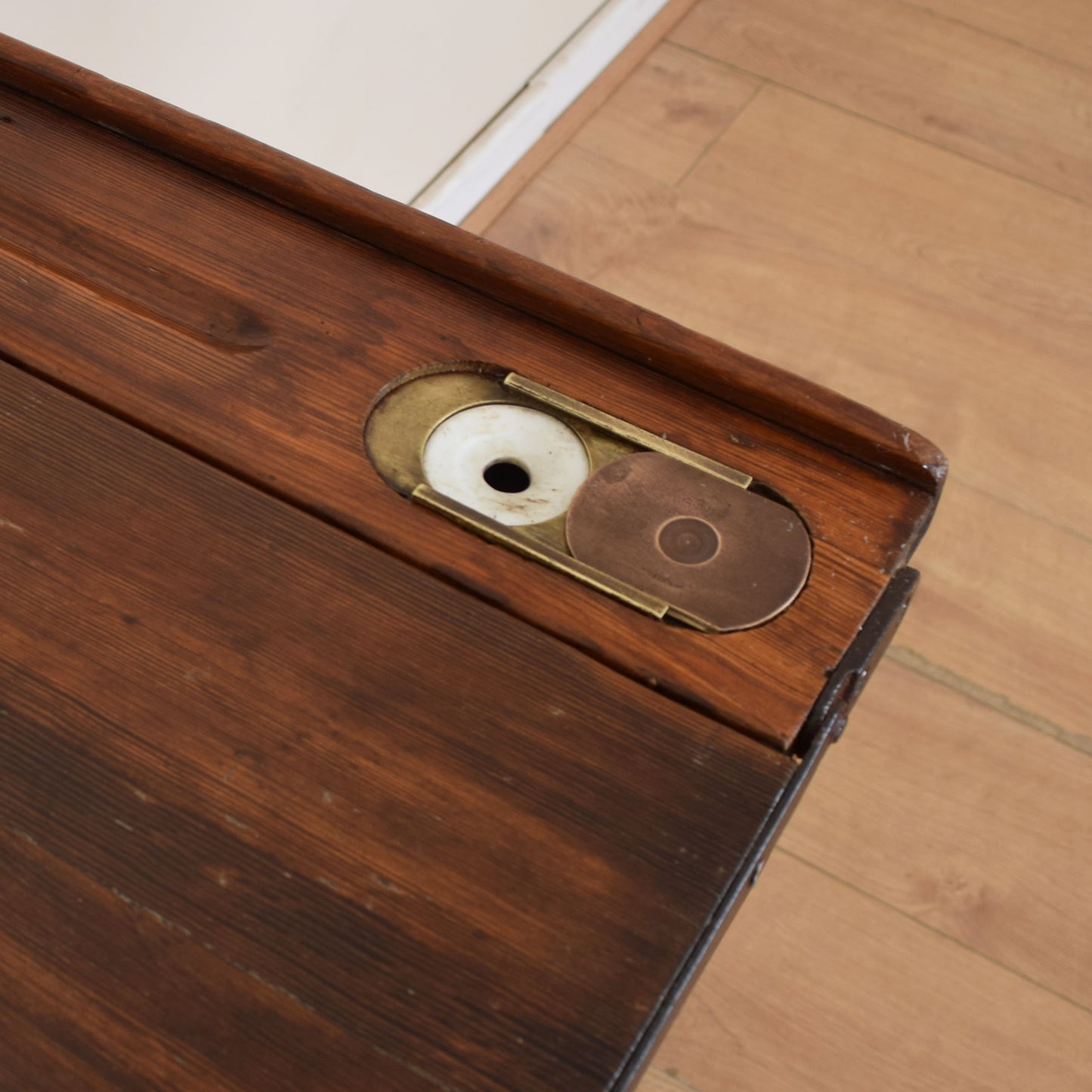 Pitch Pine School Desk