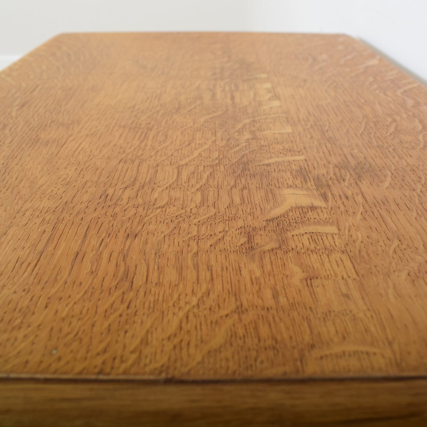 Restored Carved Oak Side Table