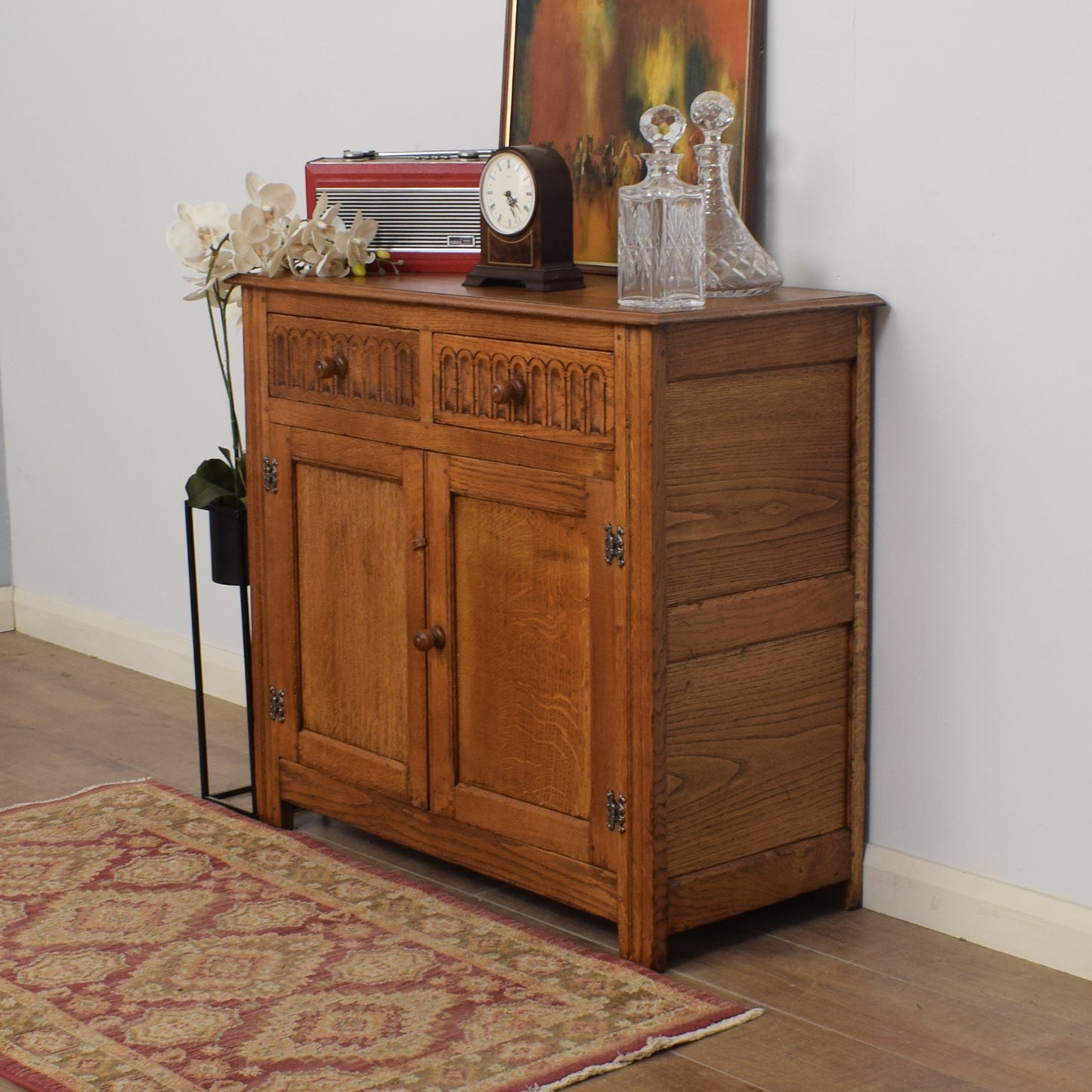 Restored Oak Sideboard