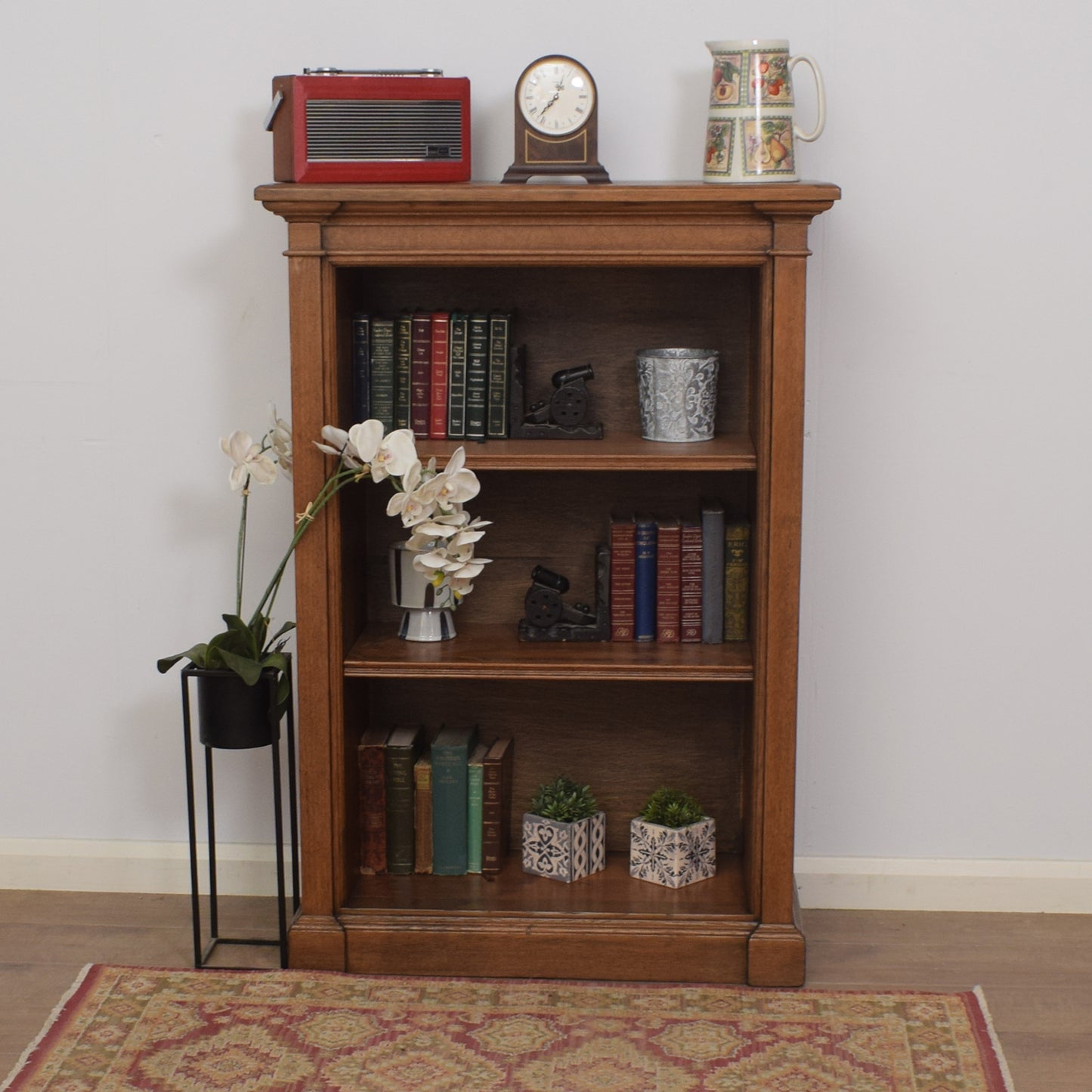 Restored Vintage Oak Bookcase