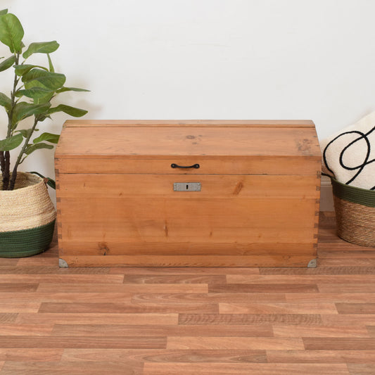 Antique Pine Blanket Box