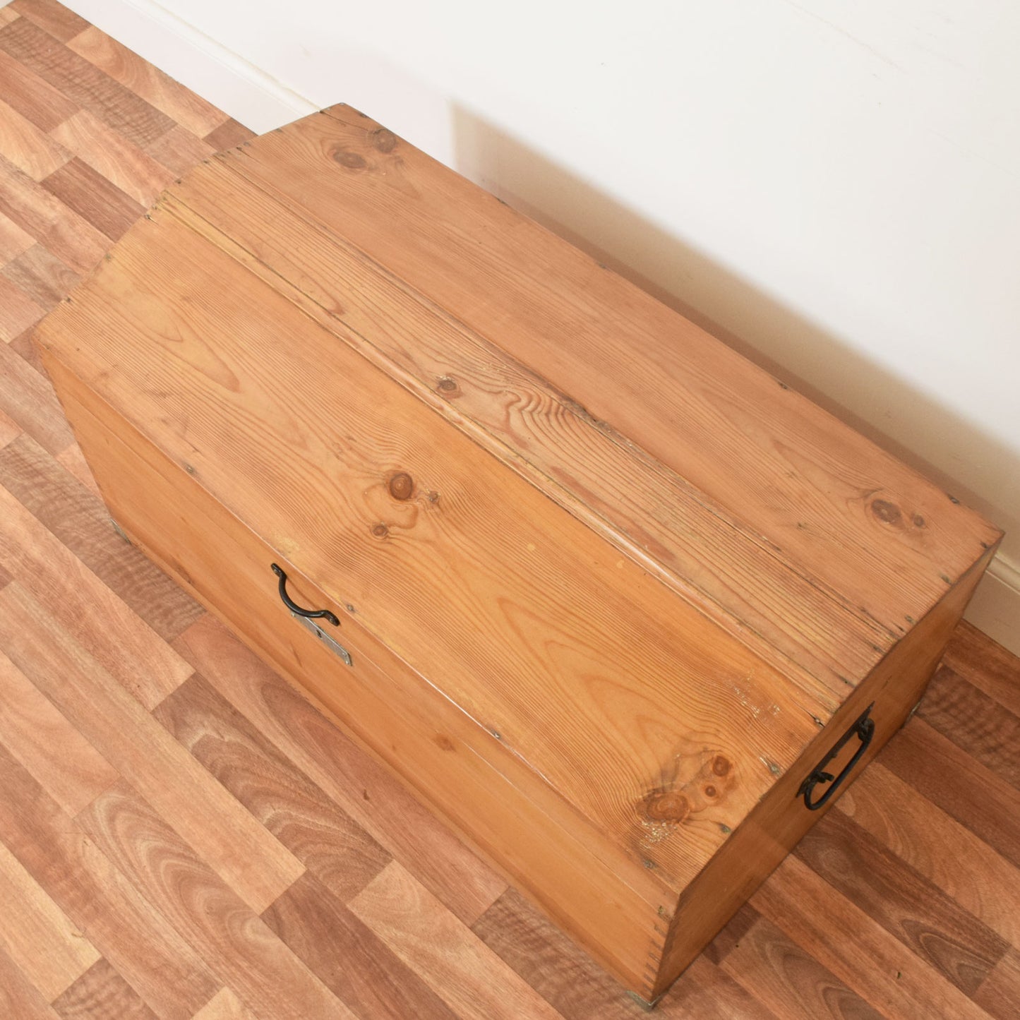 Antique Pine Blanket Box