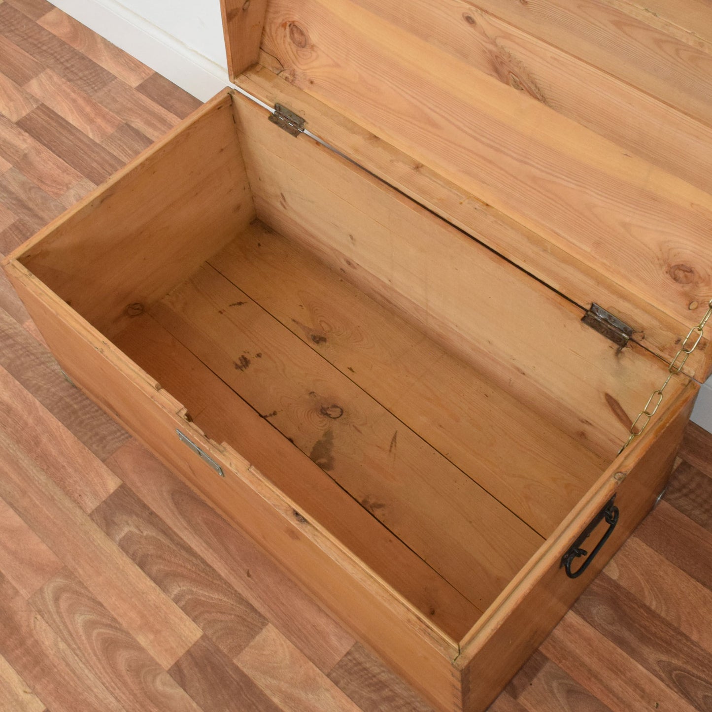Antique Pine Blanket Box