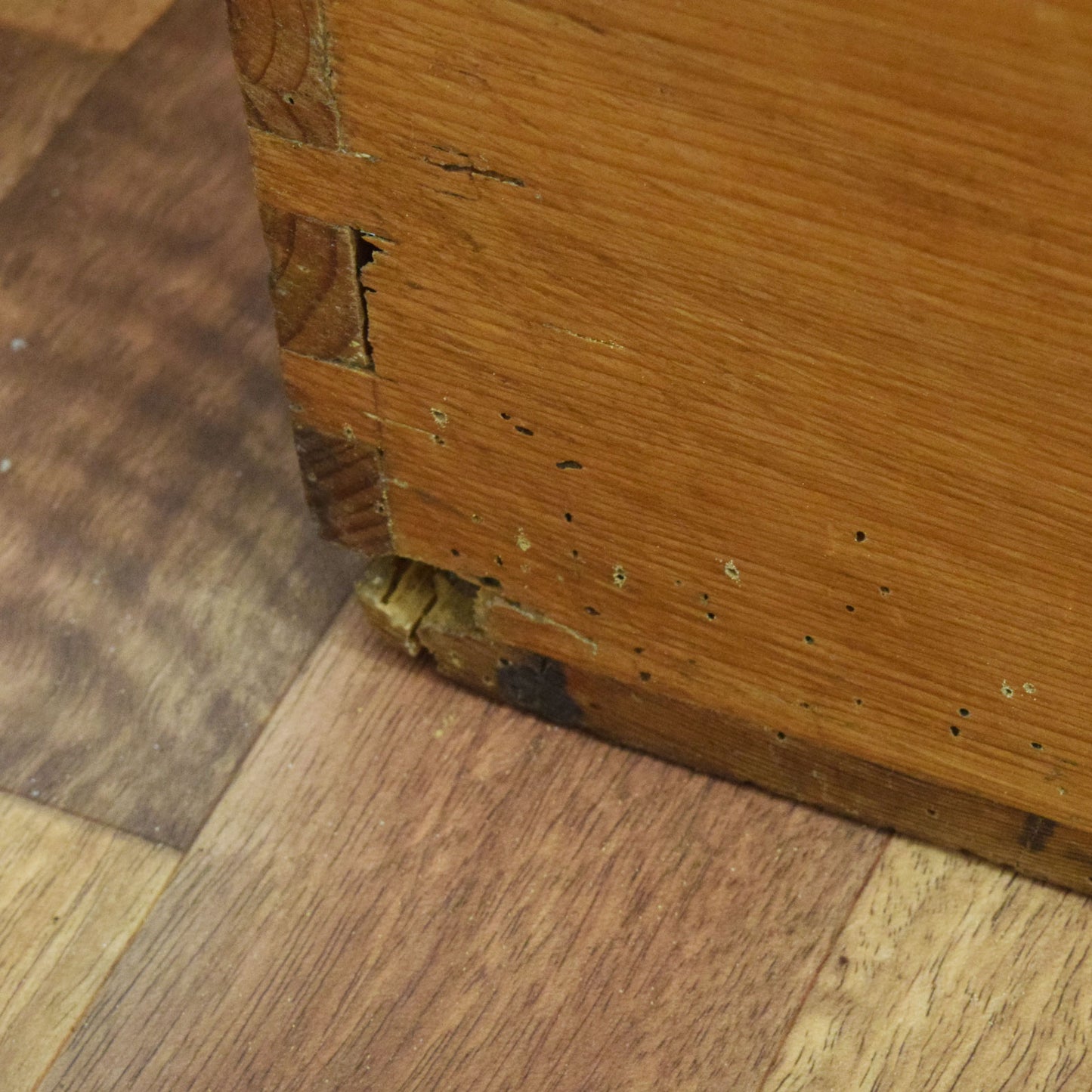 Antique Pine Blanket Box
