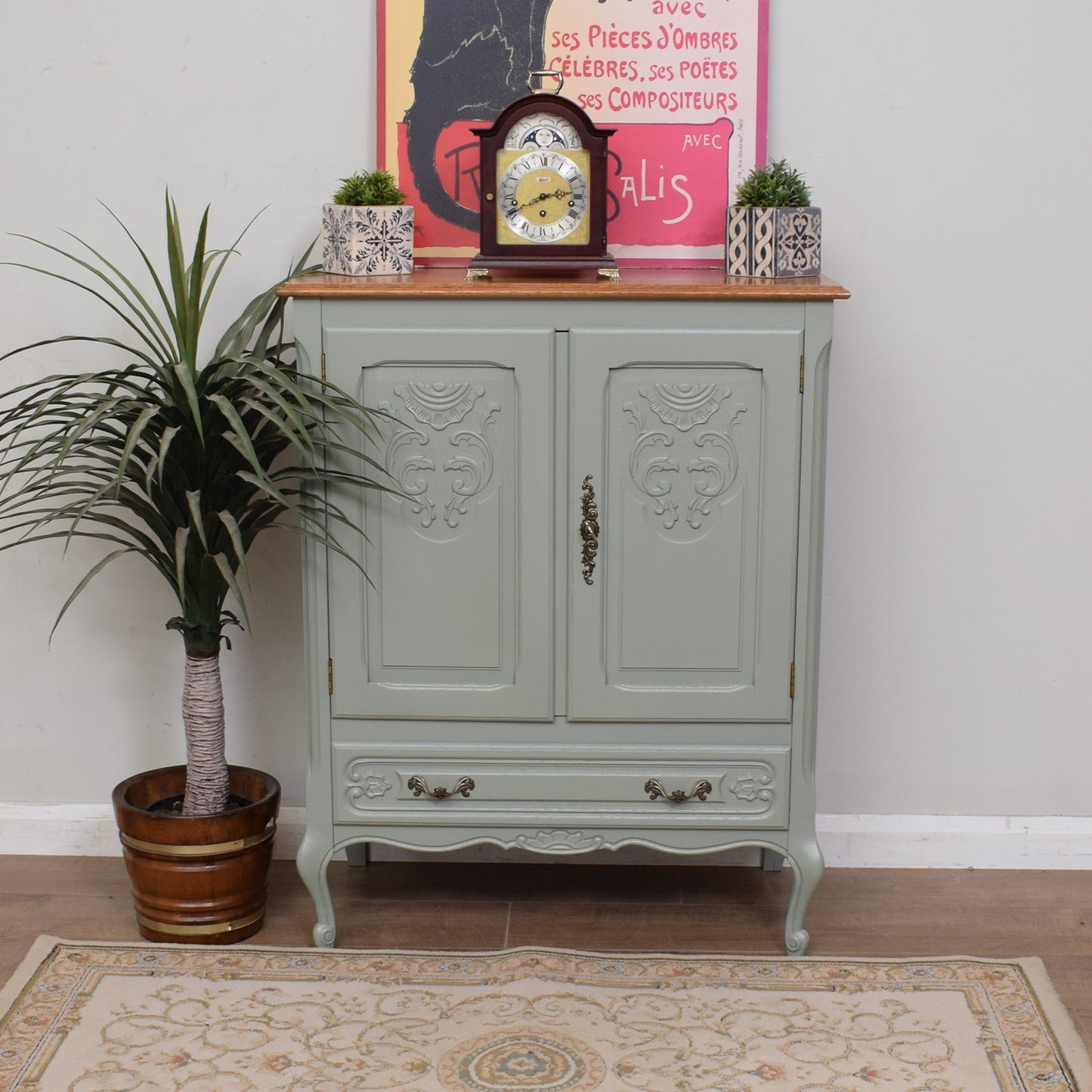 Painted French Cabinet