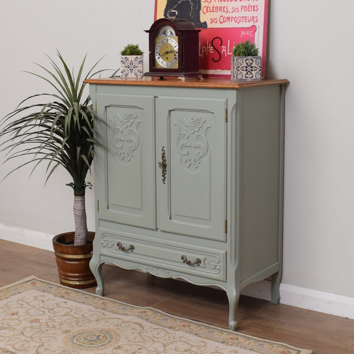 Painted French Cabinet