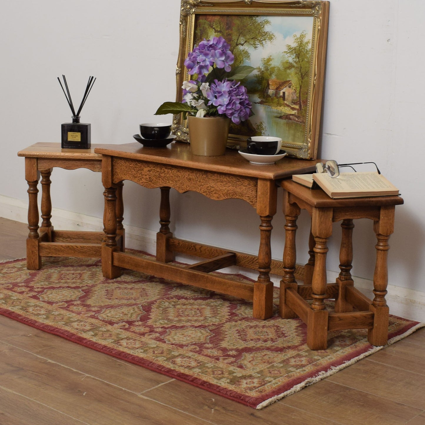Long Oak Nest of Tables