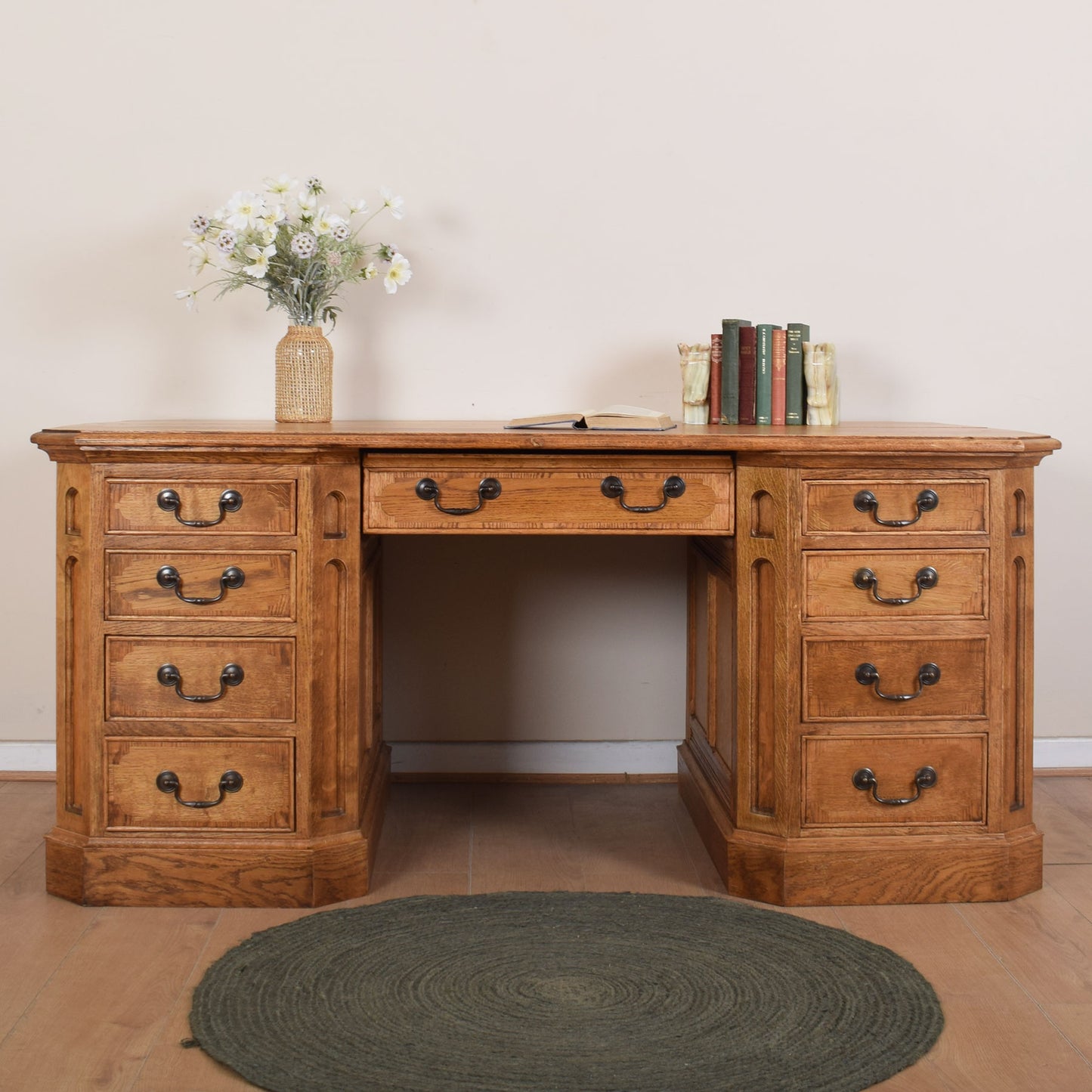 Large Pedestal Desk
