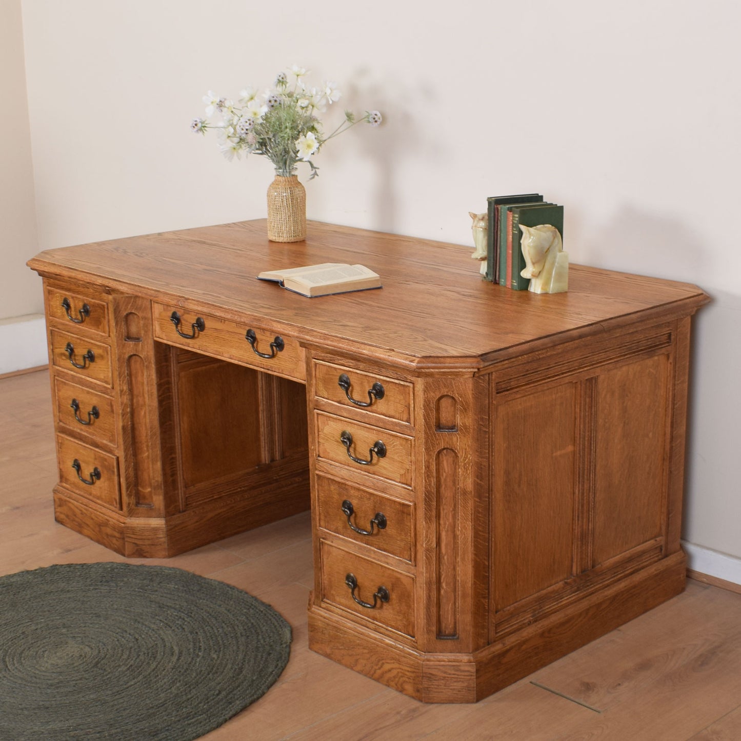 Large Pedestal Desk