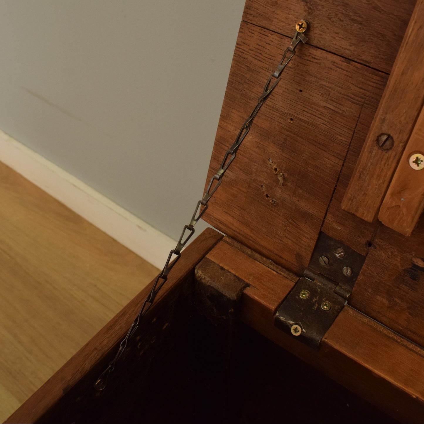 Restored Oak Blanket Box
