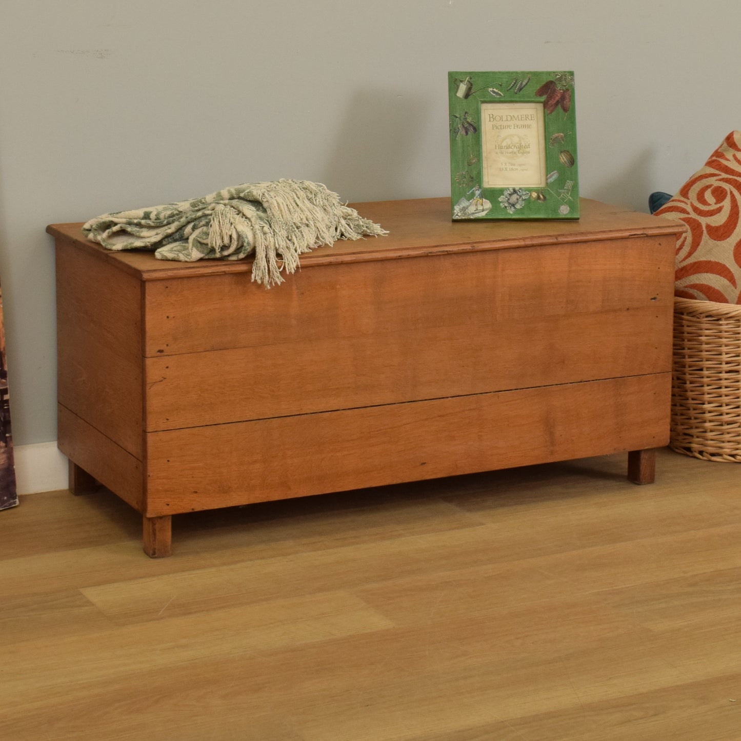 Restored Oak Blanket Box
