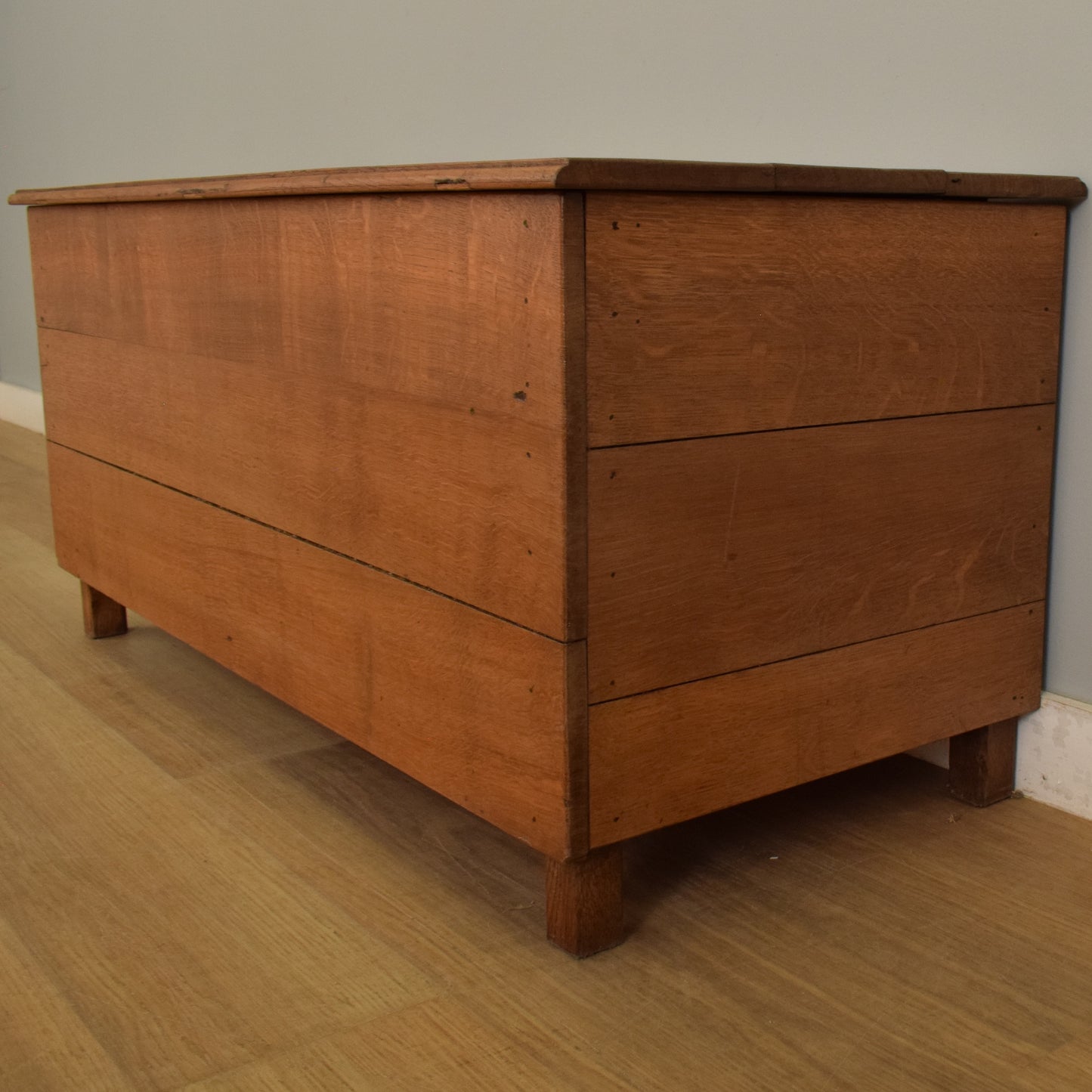 Restored Oak Blanket Box