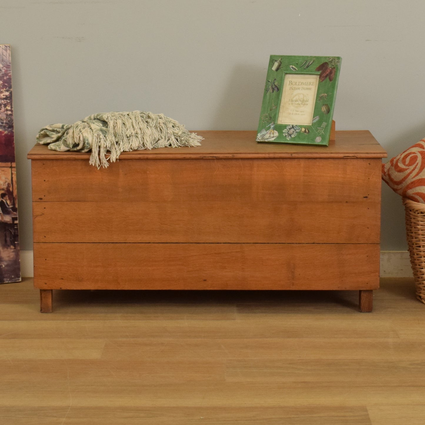 Restored Oak Blanket Box
