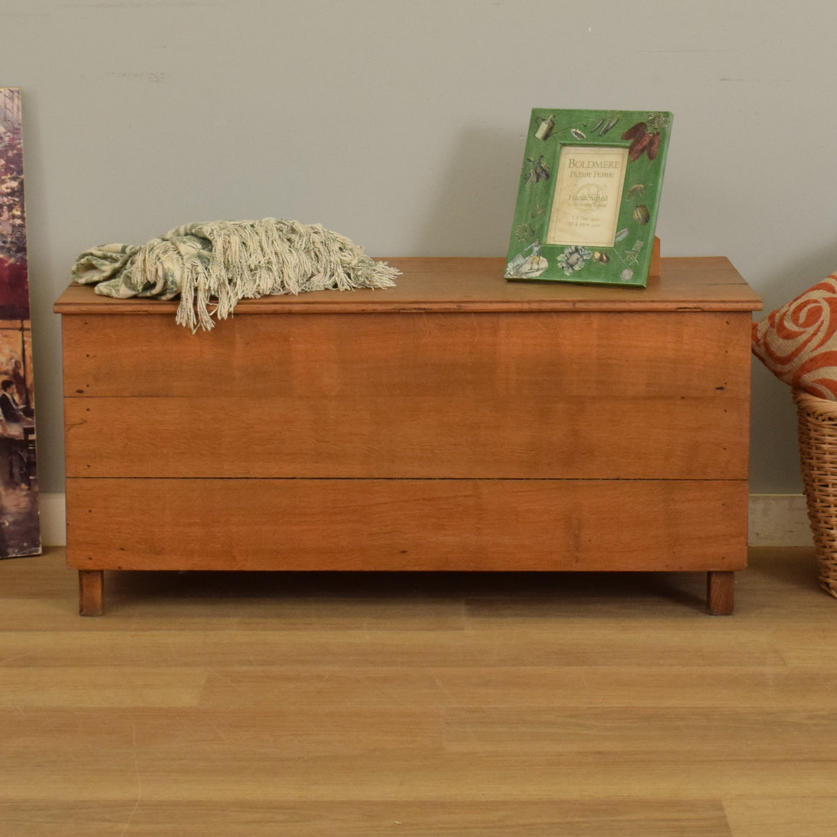 Restored Oak Blanket Box