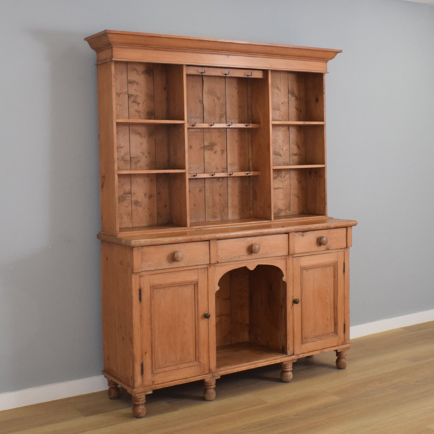 Large Rustic Pine Dresser