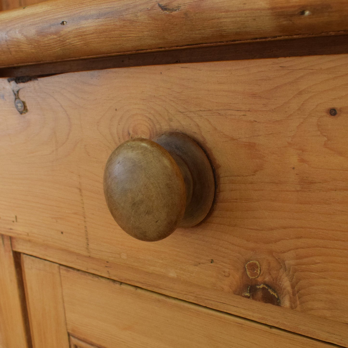 Large Rustic Pine Dresser