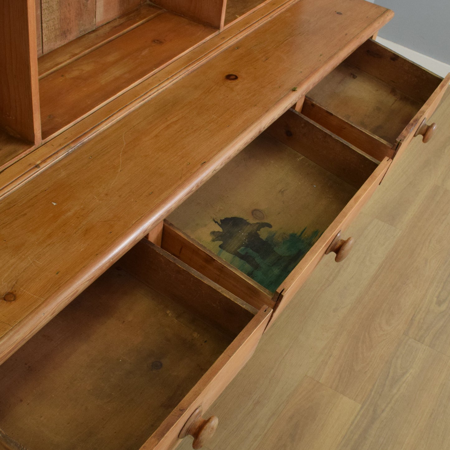 Large Rustic Pine Dresser