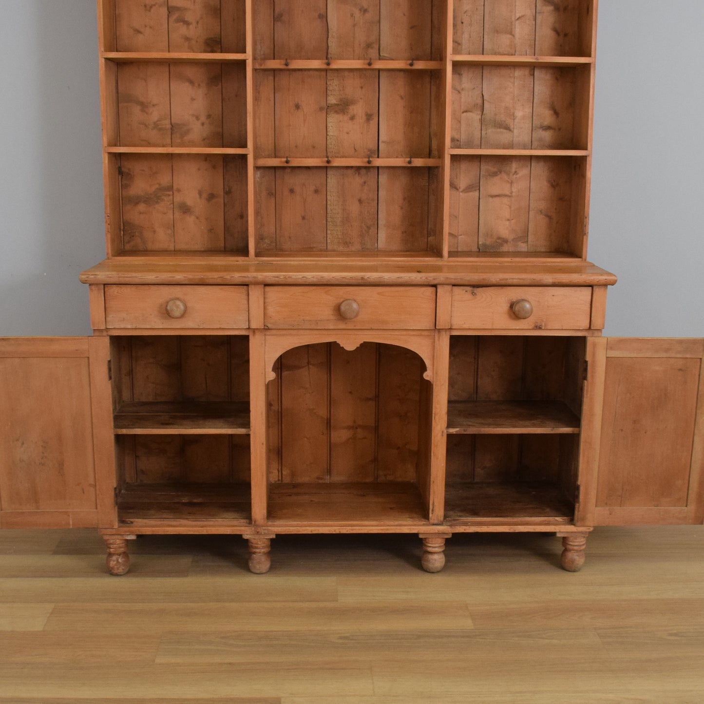 Large Rustic Pine Dresser