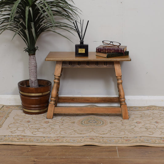 Restored Oak Side Table