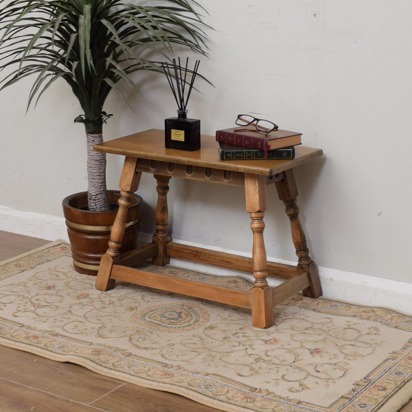 Restored Oak Side Table